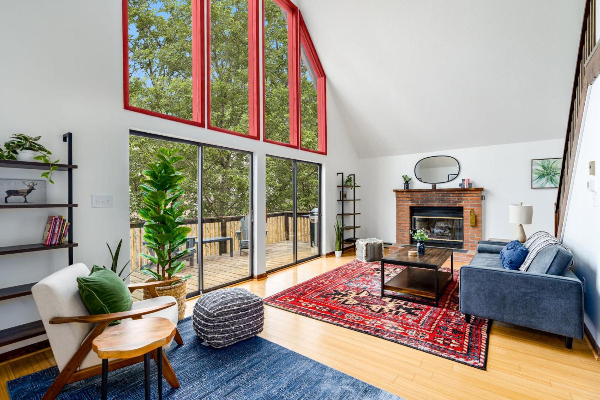 Modern Chalet Cabin W Hot Tub, Deck&Grill, & Wifi! Inwood Exteriör bild
