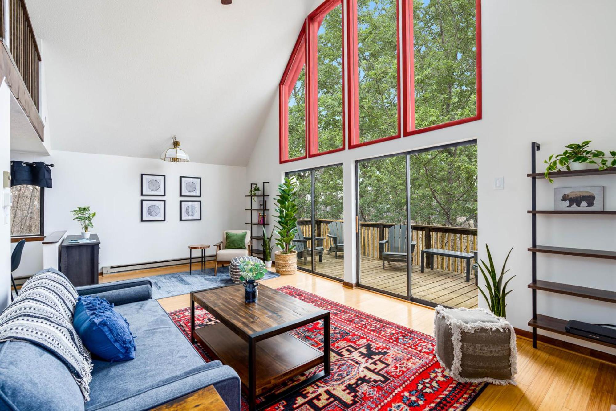 Modern Chalet Cabin W Hot Tub, Deck&Grill, & Wifi! Inwood Exteriör bild