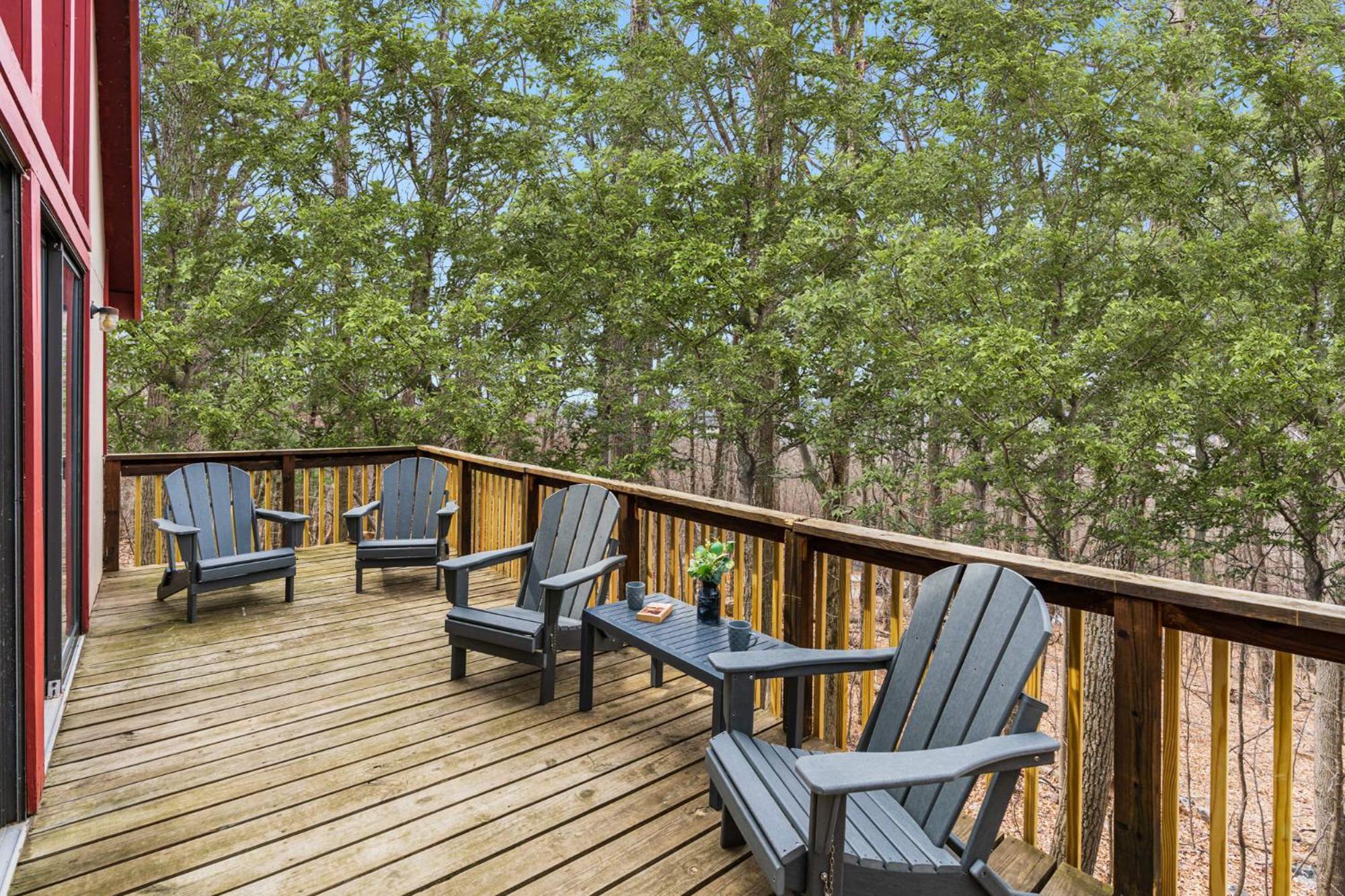 Modern Chalet Cabin W Hot Tub, Deck&Grill, & Wifi! Inwood Exteriör bild