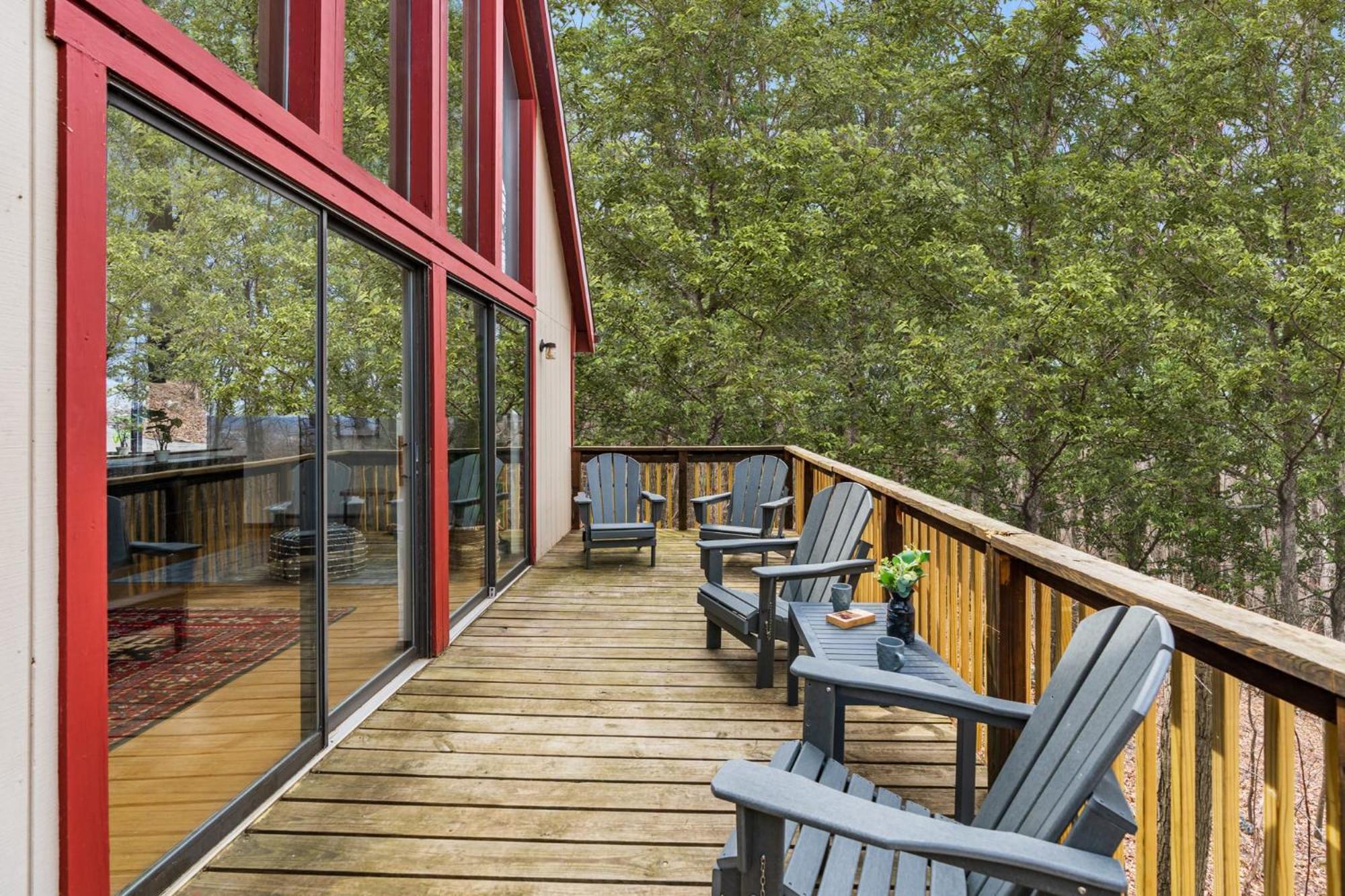 Modern Chalet Cabin W Hot Tub, Deck&Grill, & Wifi! Inwood Exteriör bild