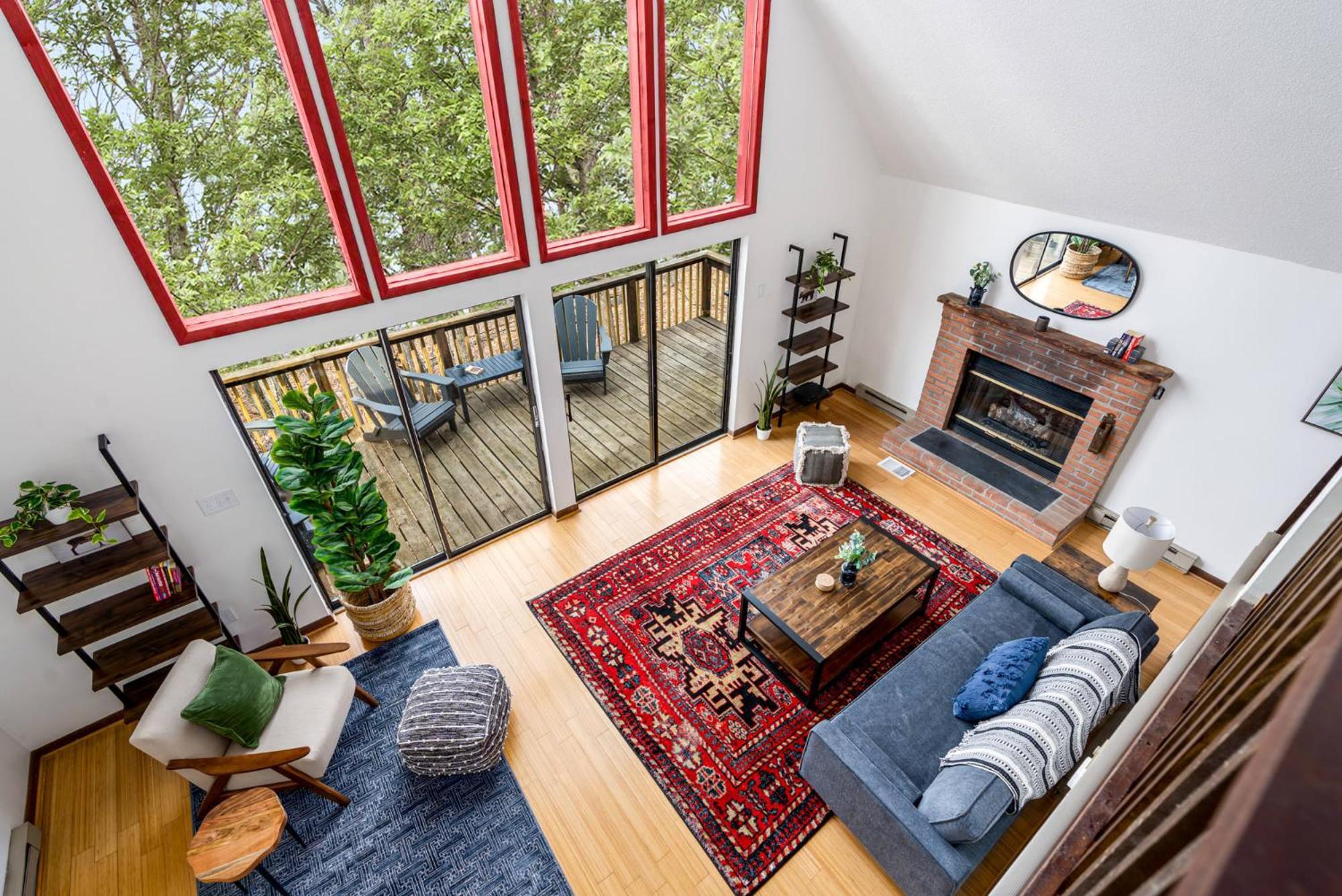 Modern Chalet Cabin W Hot Tub, Deck&Grill, & Wifi! Inwood Exteriör bild